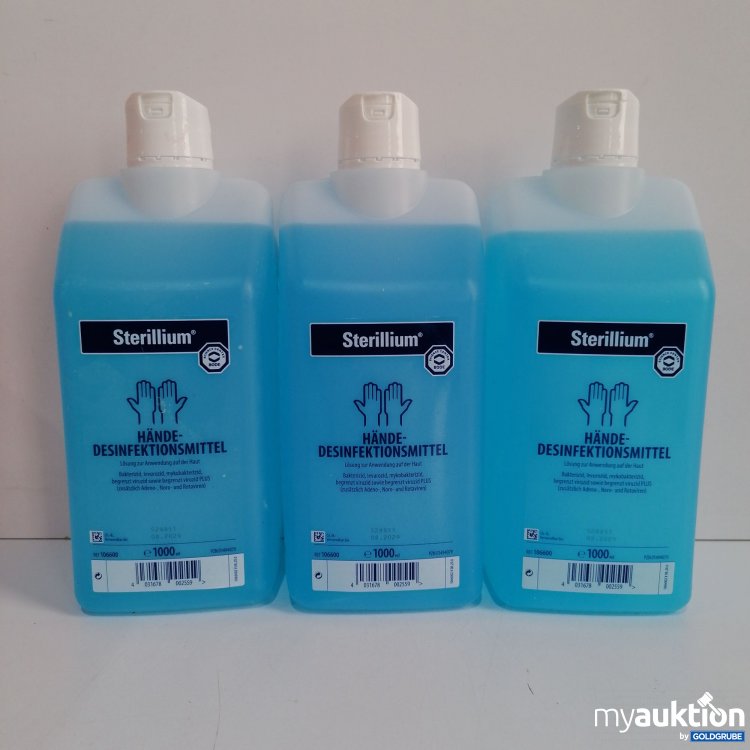 Artikel Nr. 833376 Artikel Nr. 833376: Sterillium med Hände-Desinfektionsmittel 3x1000ml