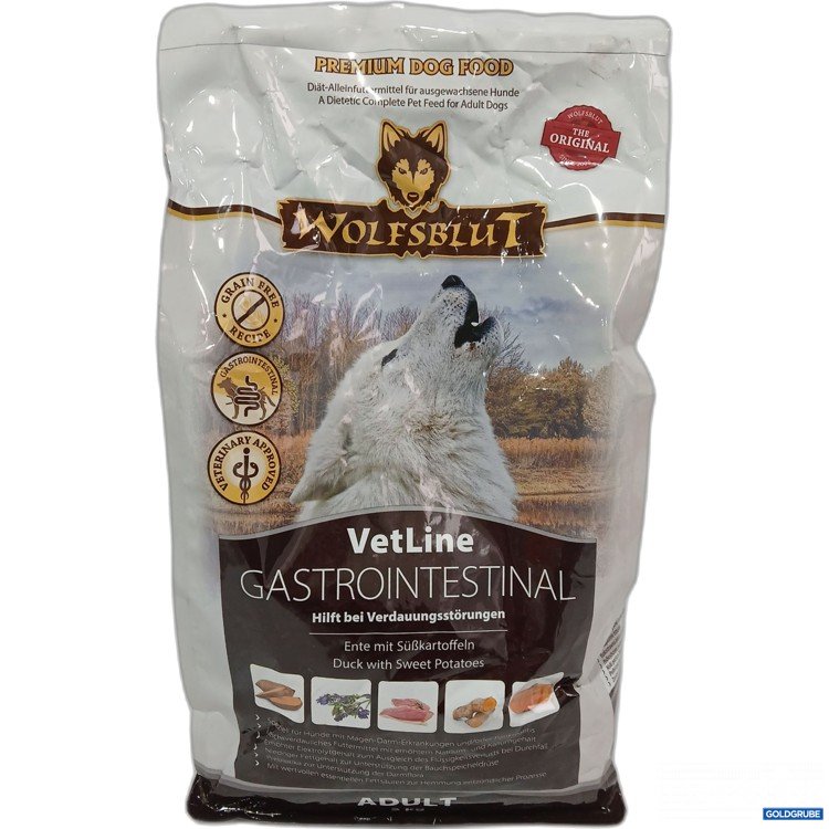 Artikel Nr. 963376: Wolfsblut VetLine, Gastrointestinal mit Entenfleisch und Süßkartoffeln, 2kg