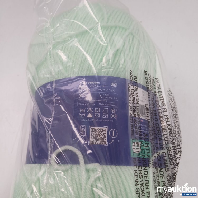 Artikel Nr. 971376 Artikel Nr. 971376: Mega Ball Aran We Love Yarn 400g Mint