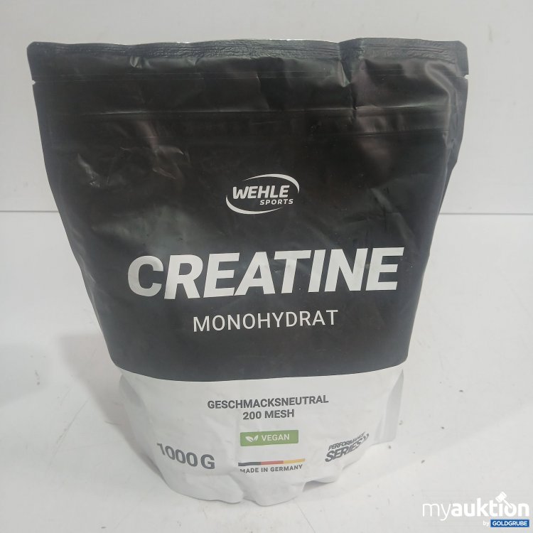 Artikel Nr. 988376 Artikel Nr. 988376: Wehle Sports Creatine Monohydrate geschmacksneutral 1000g