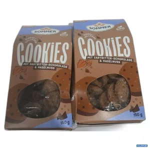 Artikel Nr. 477376: Sommer Cookies Dinkel Vollkorn mit Zartbitter-Schokolade & Haselnuss 150 g