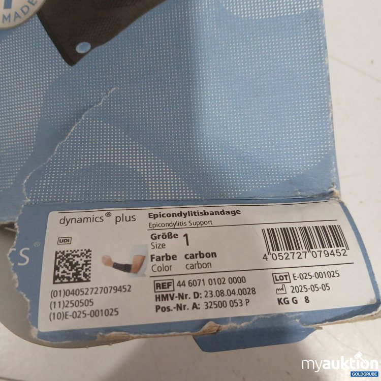 Artikel Nr. 446377 Artikel Nr. 446377: Dynamic plus Epicondylitisbandage