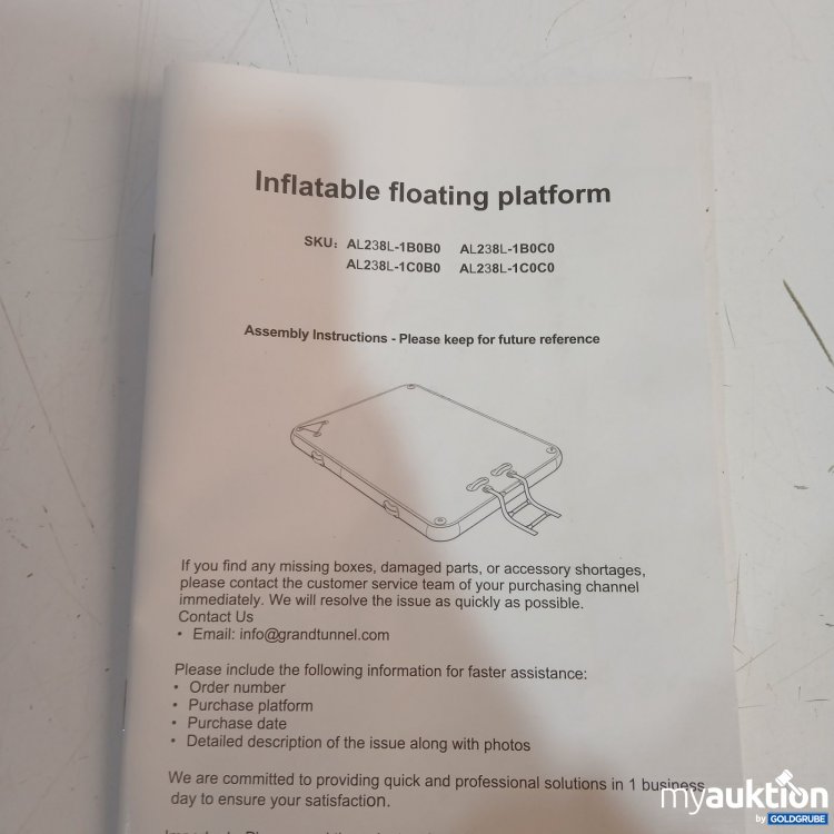 Artikel Nr. 463377: Inflatable floating platform CHMR00025