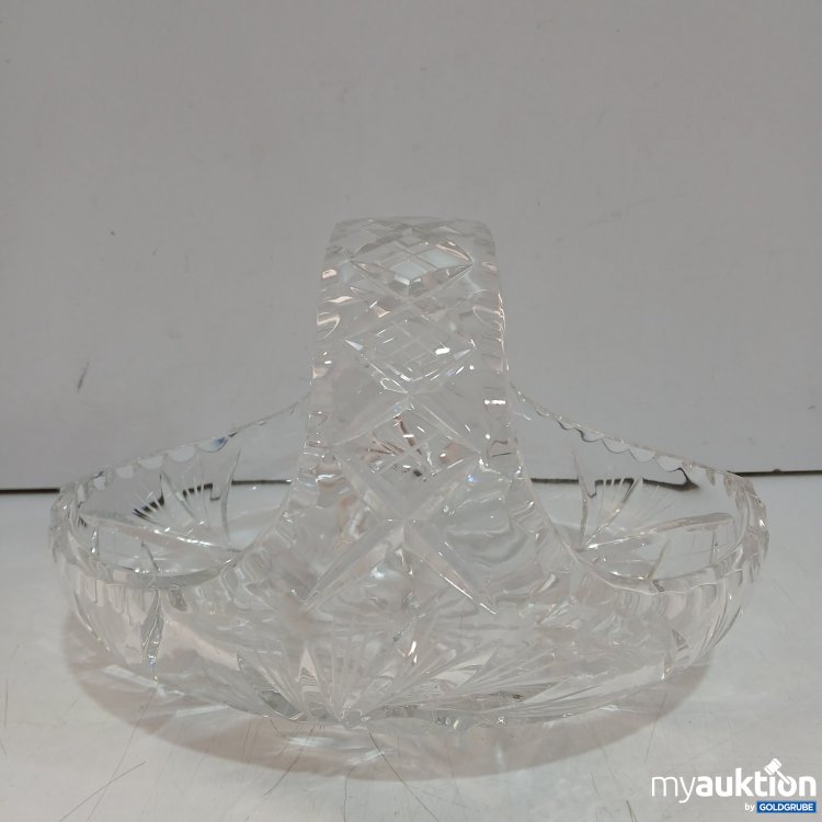 Artikel Nr. 468377 Artikel Nr. 468377: Glaskorb Kristallglas mit Henkel länge ca 9cm