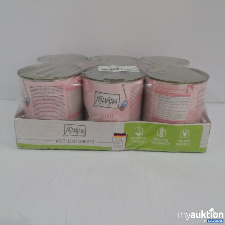 Artikel Nr. 844377: Mjamjam Katzenfutter Kitten Saftiges Hühnchen 6x800g