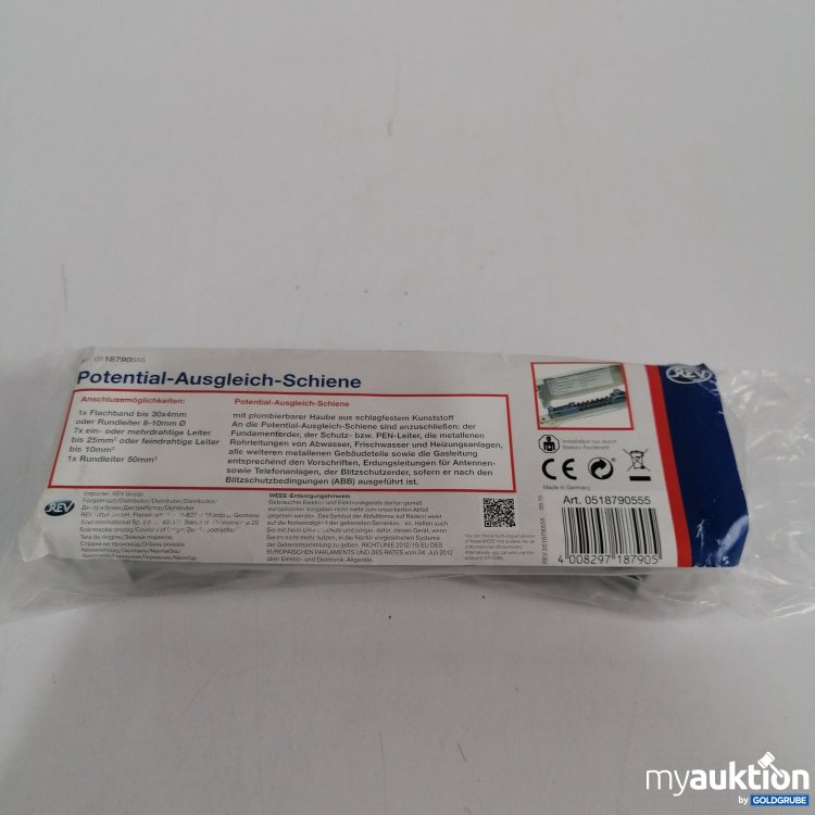 Artikel Nr. 859377: REV Potential Ausgleichsschiene 0518790555