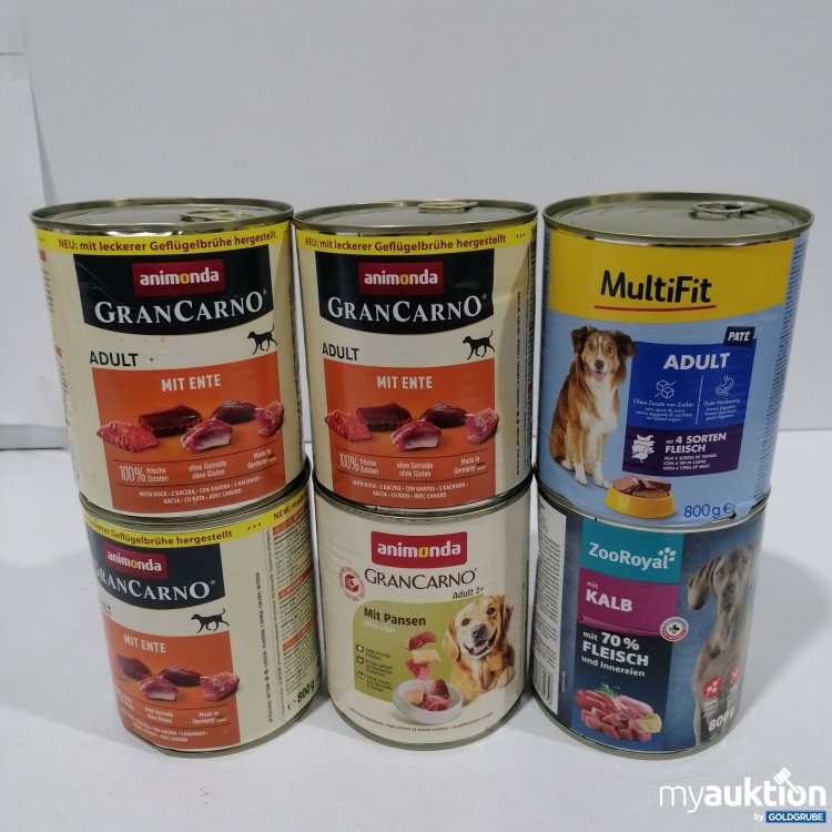 Artikel Nr. 890377: Diverses Hundefutter 6x800g 