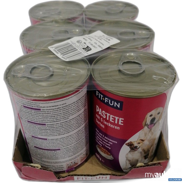 Artikel Nr. 896377: Fit+Fun Pastete mit 5 leckeren Sorten  6x400g