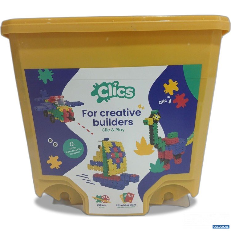 Artikel Nr. 916377: Clics For creative builders Clic&Play 750Pcs