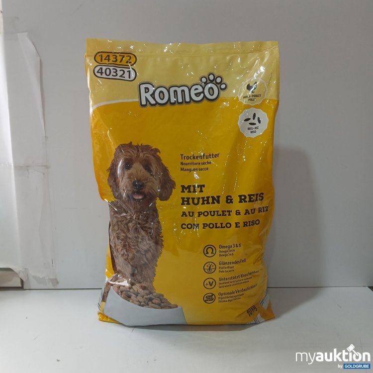 Artikel Nr. 970377: Romeo Trockenfutter mit Huhn & Reis, 10Kg