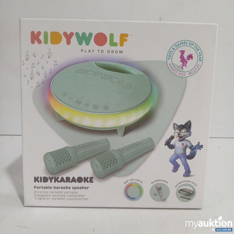 Artikel Nr. 989377 Artikel Nr. 989377: Kidywolf Kidykaraoke Portable Karaoke Speaker