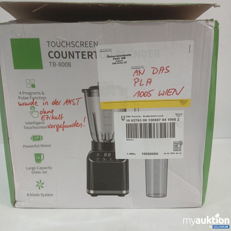 Artikel Nr. 998377 Artikel Nr. 998377: Touchsreen Countertop Blender