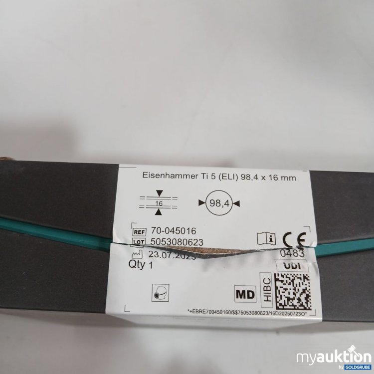 Artikel Nr. 442378: Eisenhammer Ti 5 (ELI) 98,4 x 16 mm