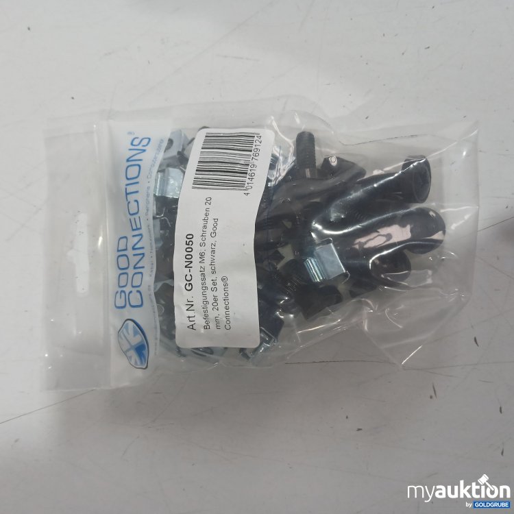 Artikel Nr. 444378 Artikel Nr. 444378: Befestigungssatz M6 Schrauben 20mm 20er Set schwarz