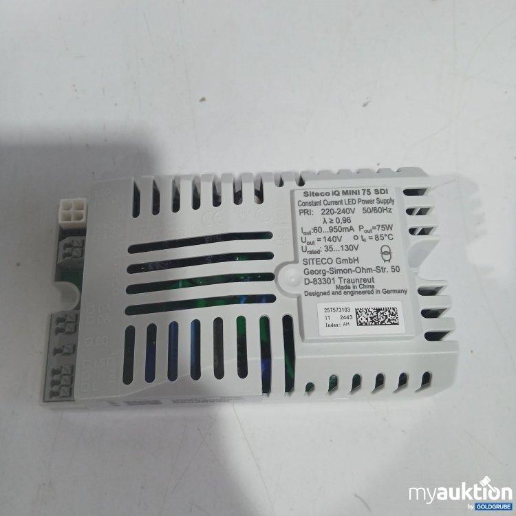 Artikel Nr. 519378: Siteco Elektronisches Vorschaltgerät iQ Mini 75 SDI  