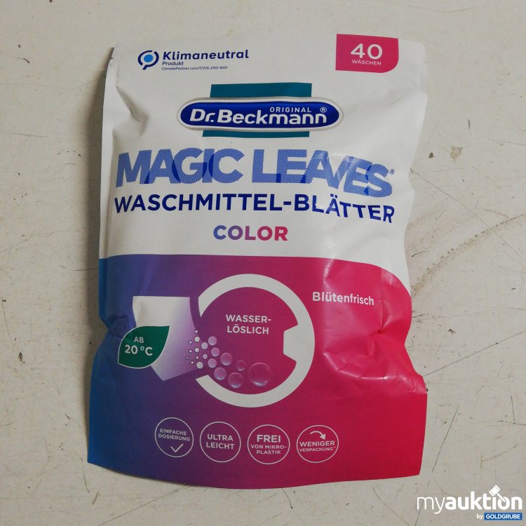 Artikel Nr. 717378: Dr. Beckmann Waschmittel-Blätter Bunt 40 Wäschen 
