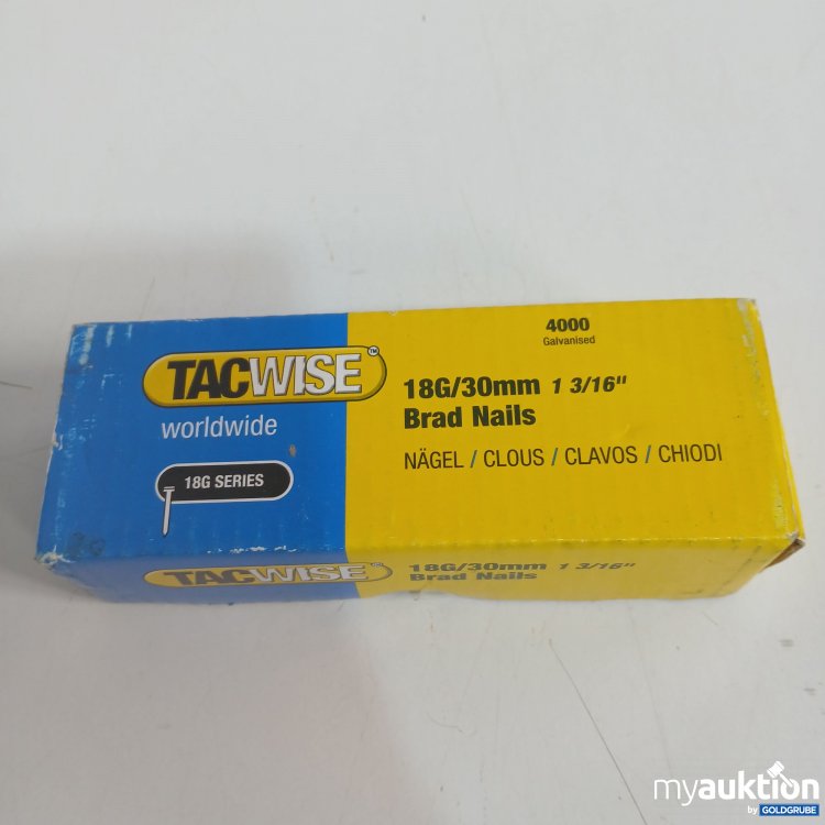 Artikel Nr. 874378: Tacwise worldwide 18G/30mm Brad Nails 4000