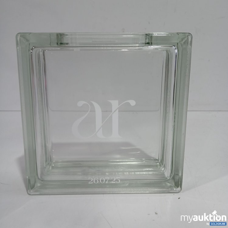 Artikel Nr. 876378: Glas Geldbox mit Aufschrift 