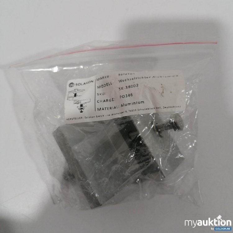Artikel Nr. 889378 Artikel Nr. 889378: Solakon Wechselrichter Aluklemme SK-38002