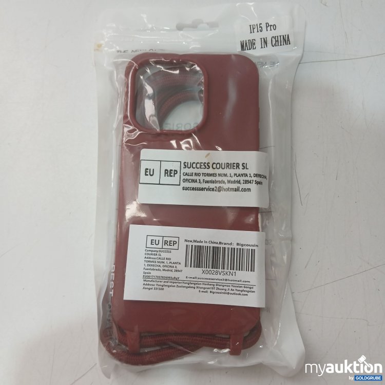 Artikel Nr. 933378 Artikel Nr. 933378: Handyhülle für Iphone 15 Pro mit Schnur zum umhängen