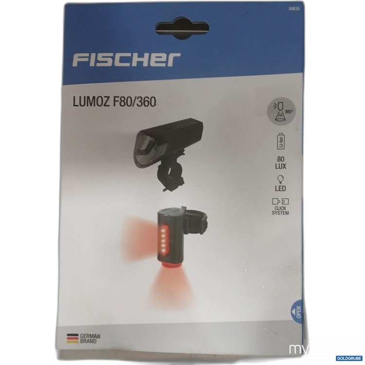 Artikel Nr. 934378 Artikel Nr. 934378: Fischer LUMOZ F80/360 Fahrradlicht