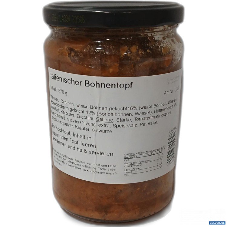 Artikel Nr. 967378: Löwenanteil Italienischer Bohnentopf 570g