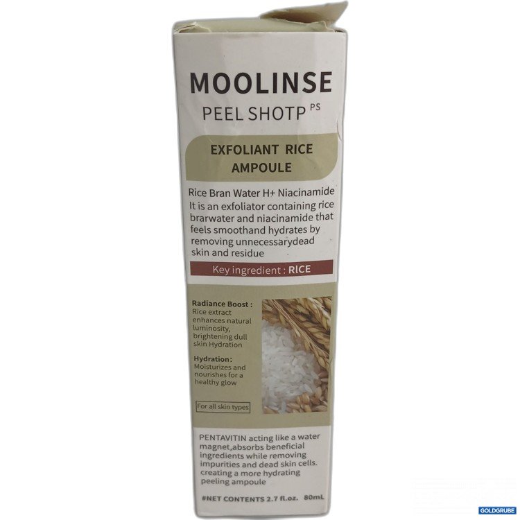 Artikel Nr. 972378: Moolinse Peel Shotp Exfoliant Rice Ampoule 80ml 