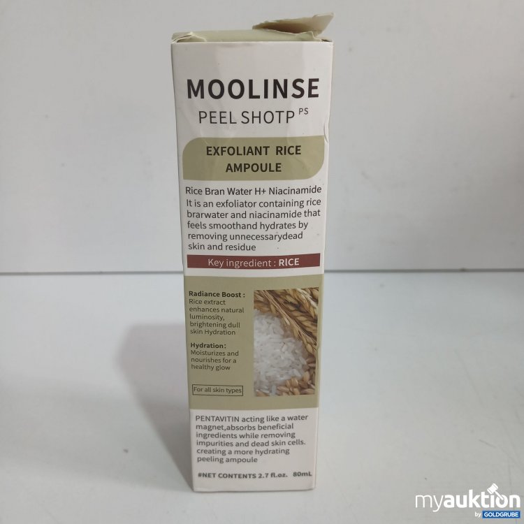 Artikel Nr. 972378: Moolinse Peel Shotp Exfoliant Rice Ampoule 80ml 