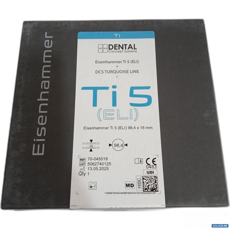 Artikel Nr. 442379: Dental Concept Systems Eisenhammer Ti 5 98.4 x 18 mm