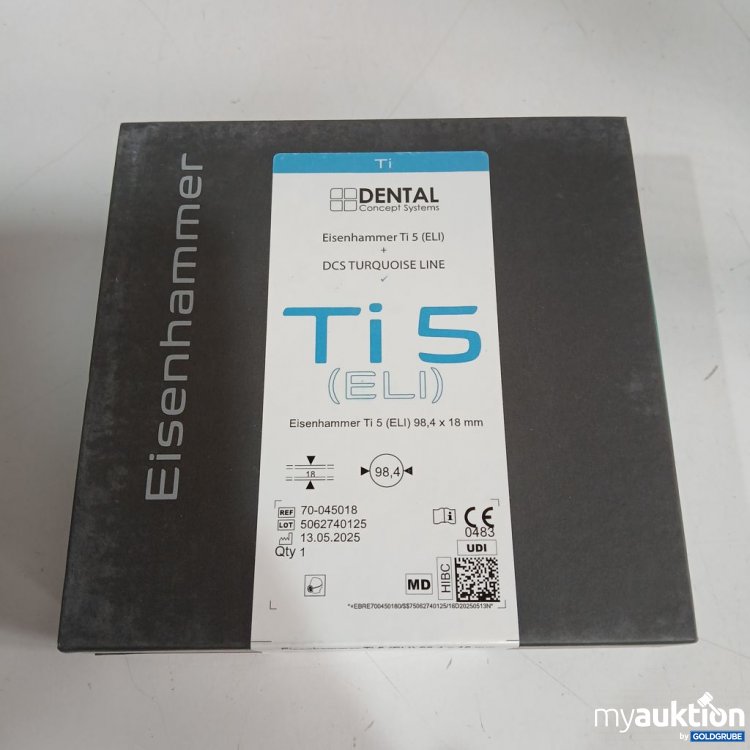 Artikel Nr. 442379: Dental Concept Systems Eisenhammer Ti 5 98.4 x 18 mm