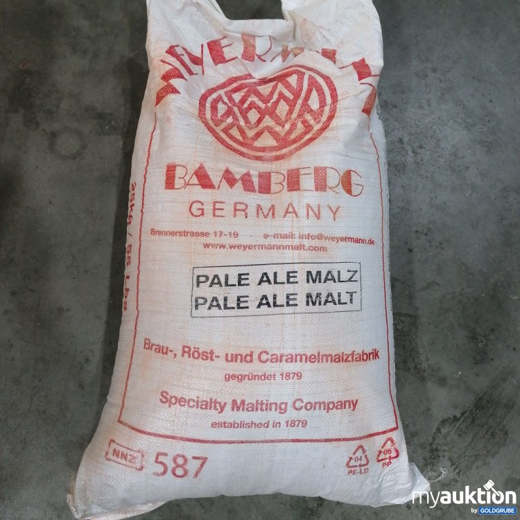 Artikel Nr. 855379 Artikel Nr. 855379: Bamberg Pale ale Malz 25 kg