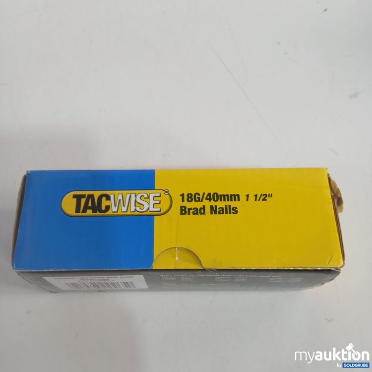 Artikel Nr. 874379 Artikel Nr. 874379: Tacwise worldwide 18G/40mm Brad Nails 5000