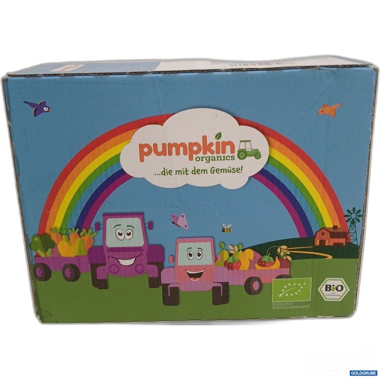 Artikel Nr. 956379: Pumpkin Bio Quetschie Kürbis, Birne, Apfel, Pflaume, Hafer 100g x8stk 