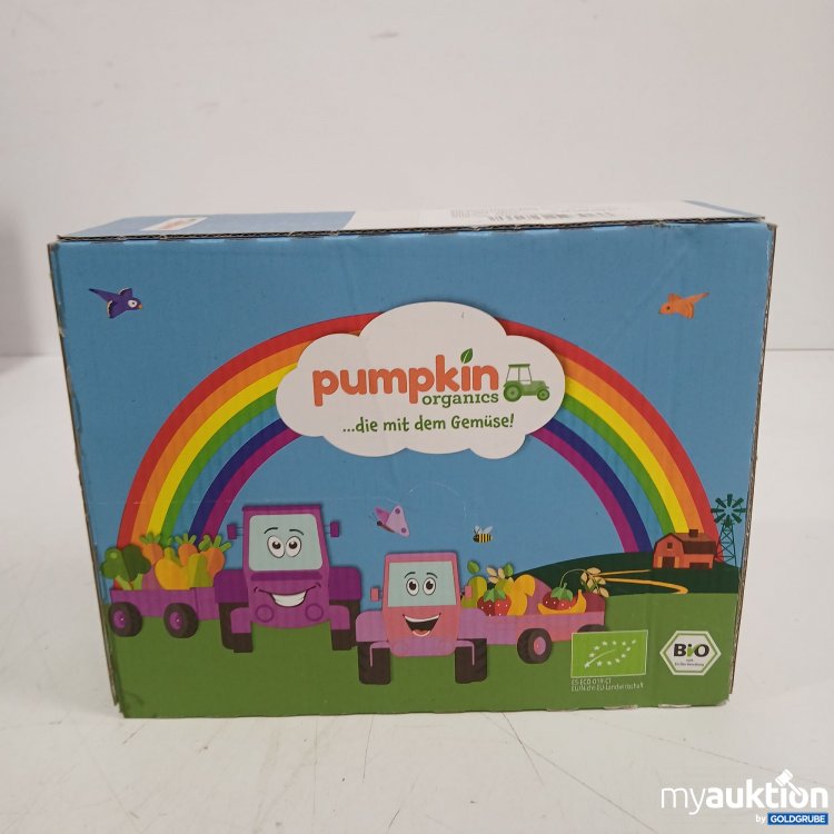 Artikel Nr. 956379: Pumpkin Bio Quetschie Kürbis, Birne, Apfel, Pflaume, Hafer 100g x8stk 