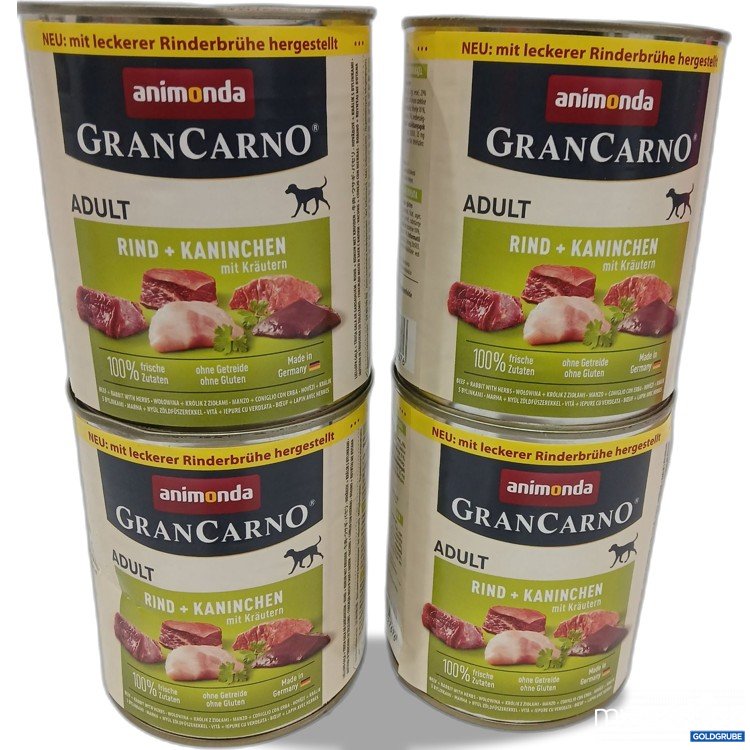 Artikel Nr. 963379: Animonda GranCarno Rind+Kaninchen mit Kräutern 4x800g