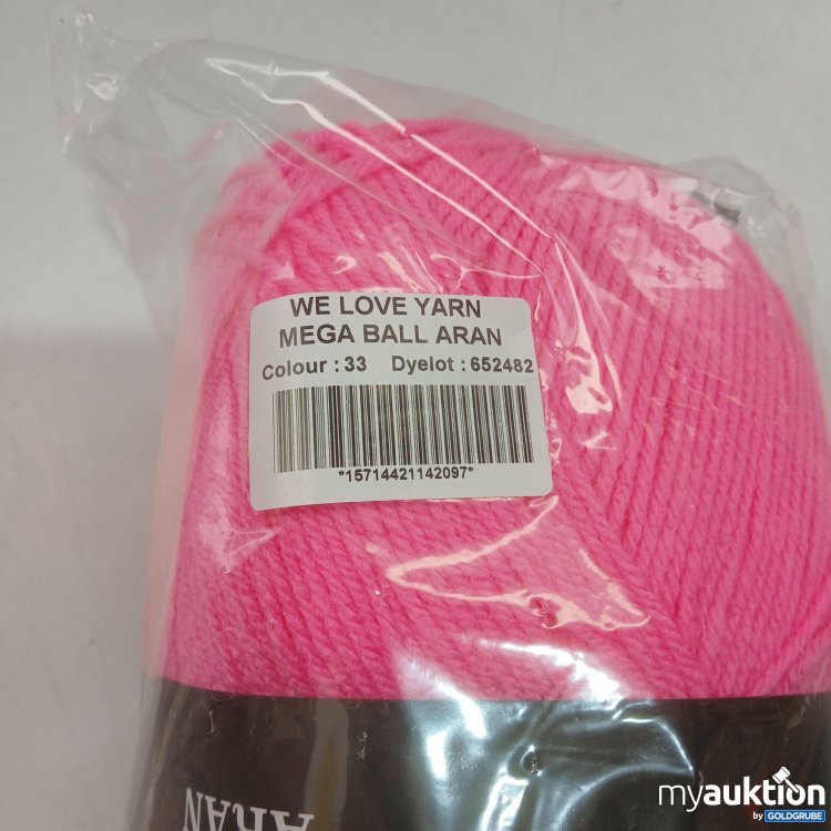 Artikel Nr. 971379 Artikel Nr. 971379: Mega Ball Aran We Love Yarn 400g Neon Pink