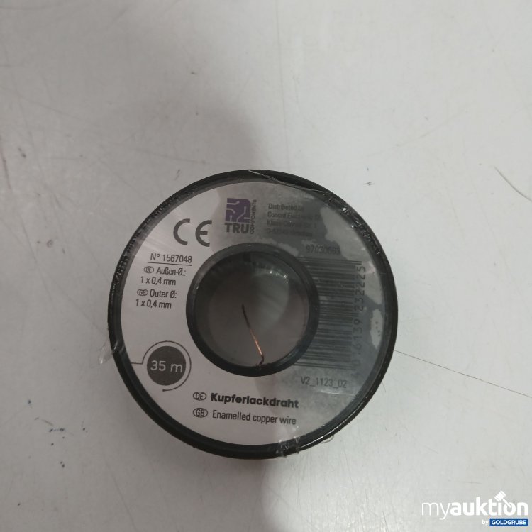 Artikel Nr. 981379: TRU Kupferlackdraht 35m 