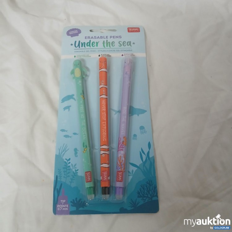 Artikel Nr. 361380: Legami Erasable Pens Unter the sea 3 Stück 