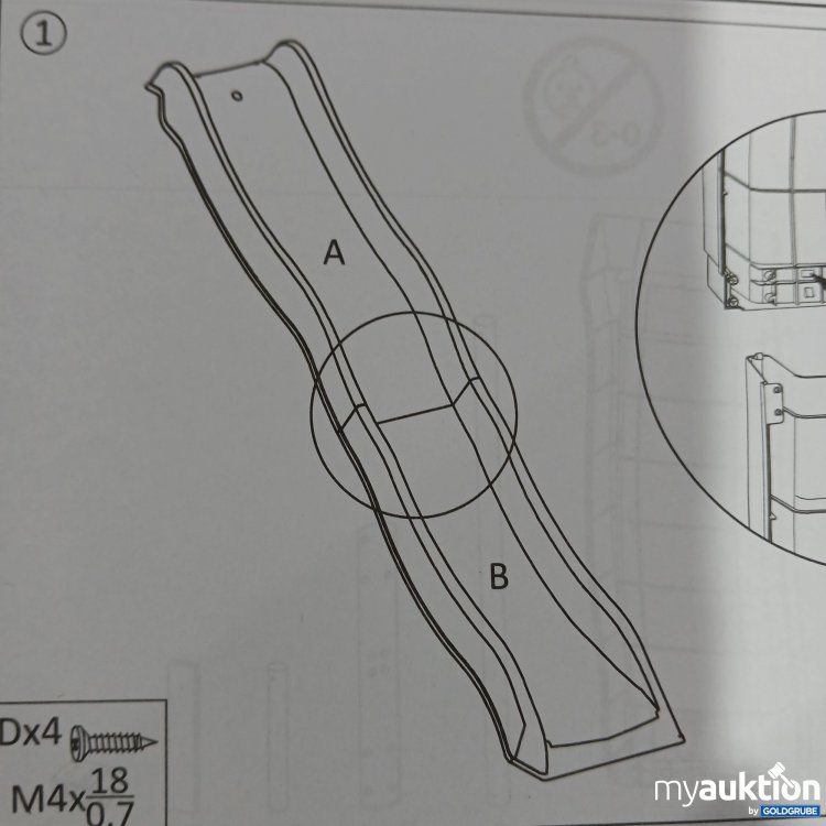 Artikel Nr. 441380: Vidaxl Kinderrutsche 
