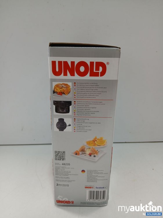 Artikel Nr. 447380 Artikel Nr. 447380: UNOLD Waffelautomat Diamant 1200 Watt