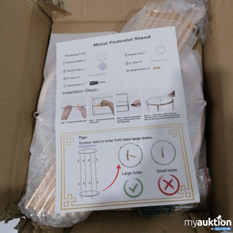 Artikel Nr. 889380: Metal Pedestal Stand 