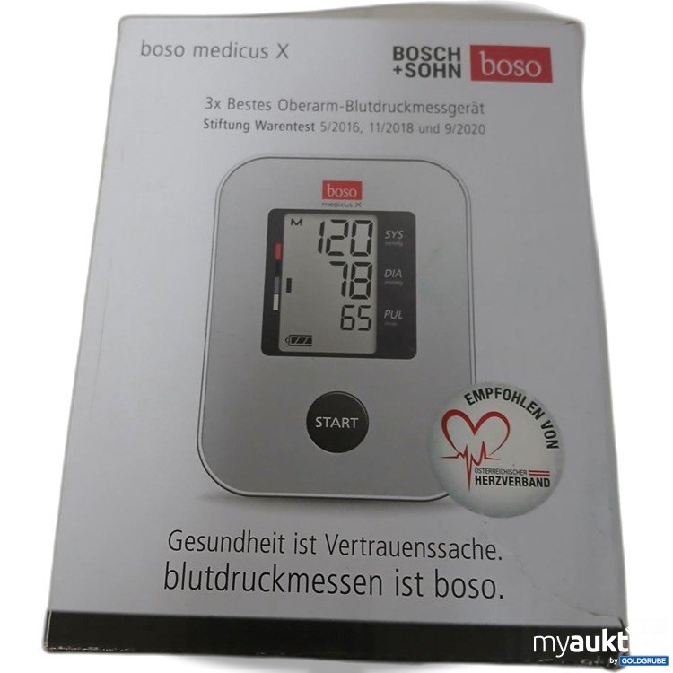 Artikel Nr. 919380: BOSCH + SOHN boso medicus X Oberarm-Blutdruckmessgerät