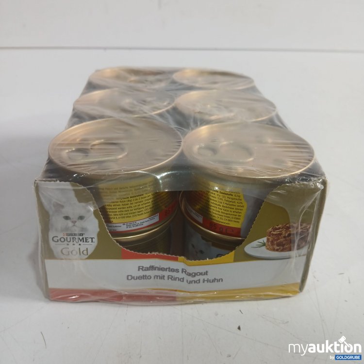 Artikel Nr. 990380: Purina Gourmet Gold Raffiniertes Ragout Duetto mit Rind & Huhn 12x85g 