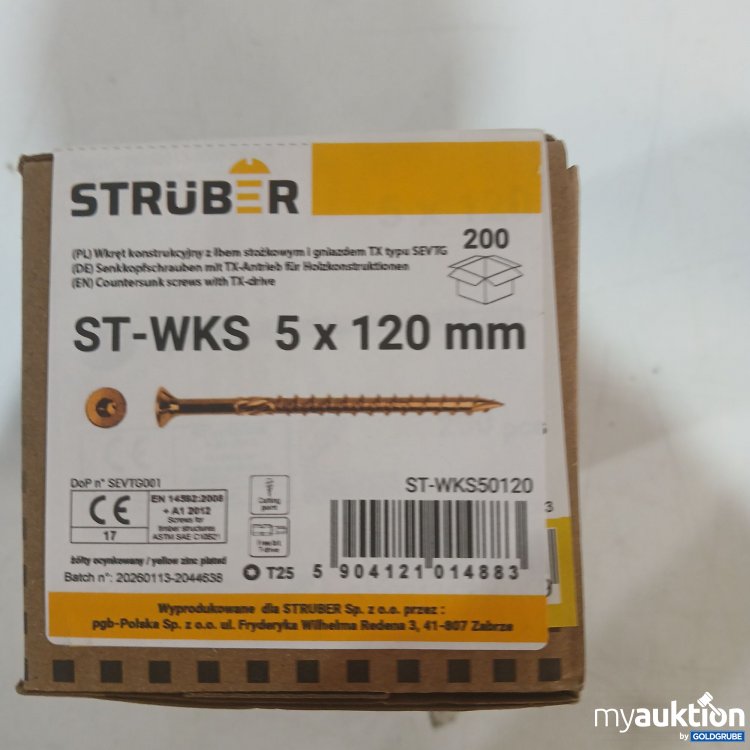 Artikel Nr. 998380 Artikel Nr. 998380: Strüber Senkkopfschrauben ST-WKS 5×120mm 200Stk