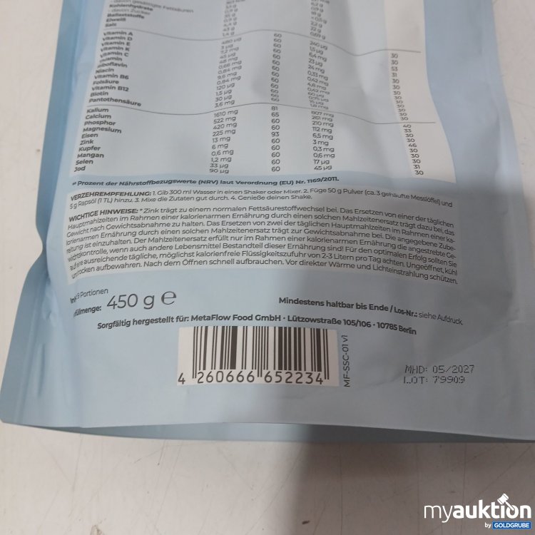 Artikel Nr. 469381: MetaFlow Stoffwechselshake Kirsche 450 g