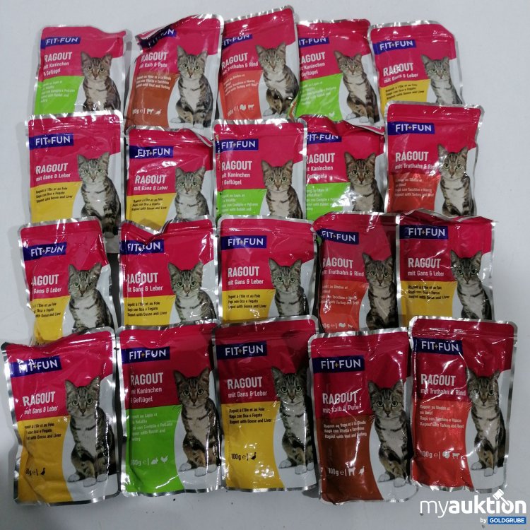 Artikel Nr. 890381: Fit+Fun Ragout diverse Sorten 20x100g