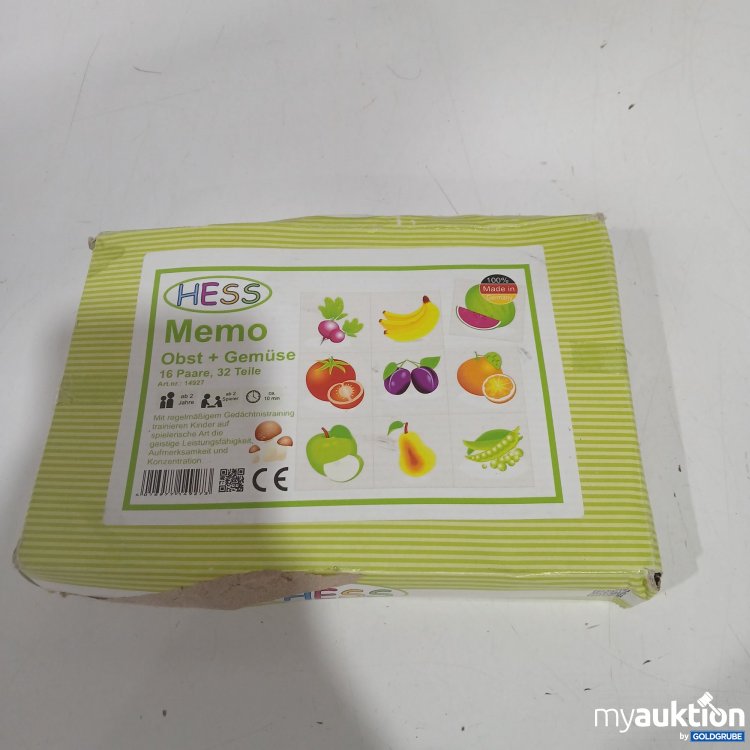 Artikel Nr. 898381: Hess Obst + Gemüse Memo 16Paare 