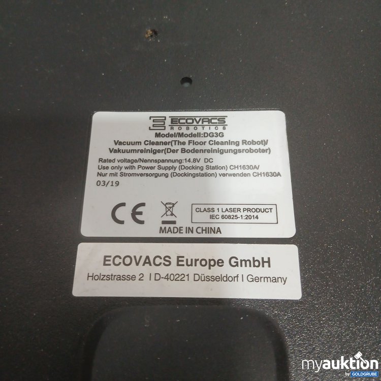 Artikel Nr. 917381: Deebot Eco Vacs Robotics DG3G