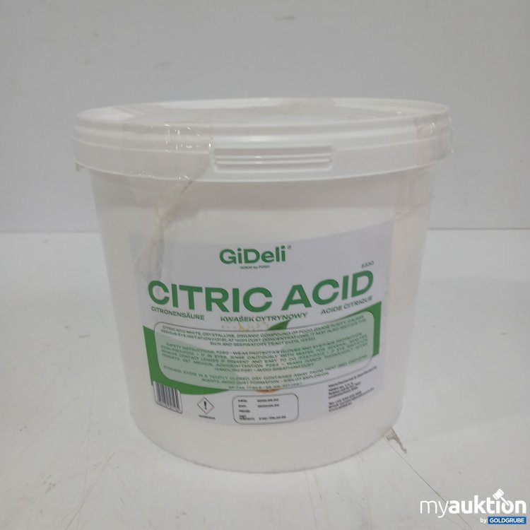 Artikel Nr. 982381: GiDeli Citric Acid Citronensäure 5kg 
