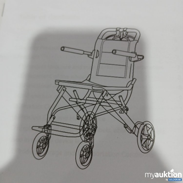 Artikel Nr. 441382: Transportrollstuhl Manuel 